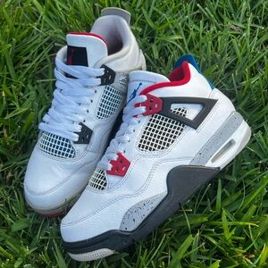 CLEAN Air Jordan 4 IV size 7 Womens “What the” Retro Shoes